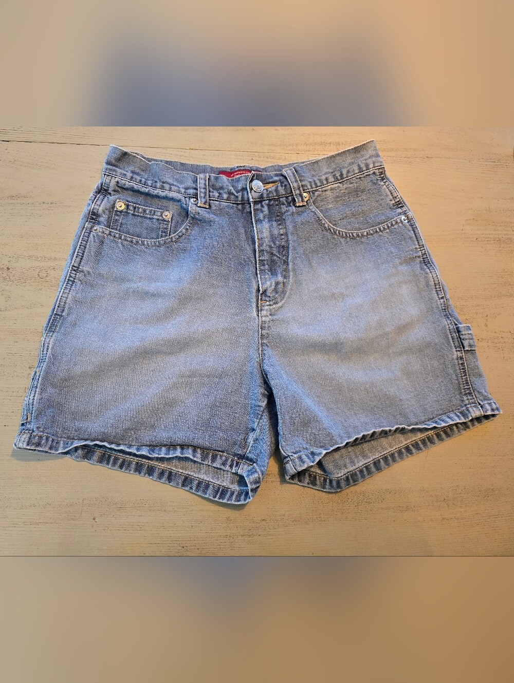Vintage Limited Cargo Jeans Shorts, Size 6, Denim, Classic